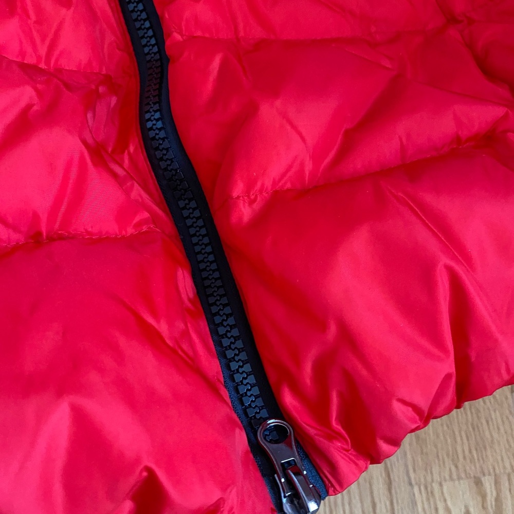 Red Puffer Winter Jacket - image 3